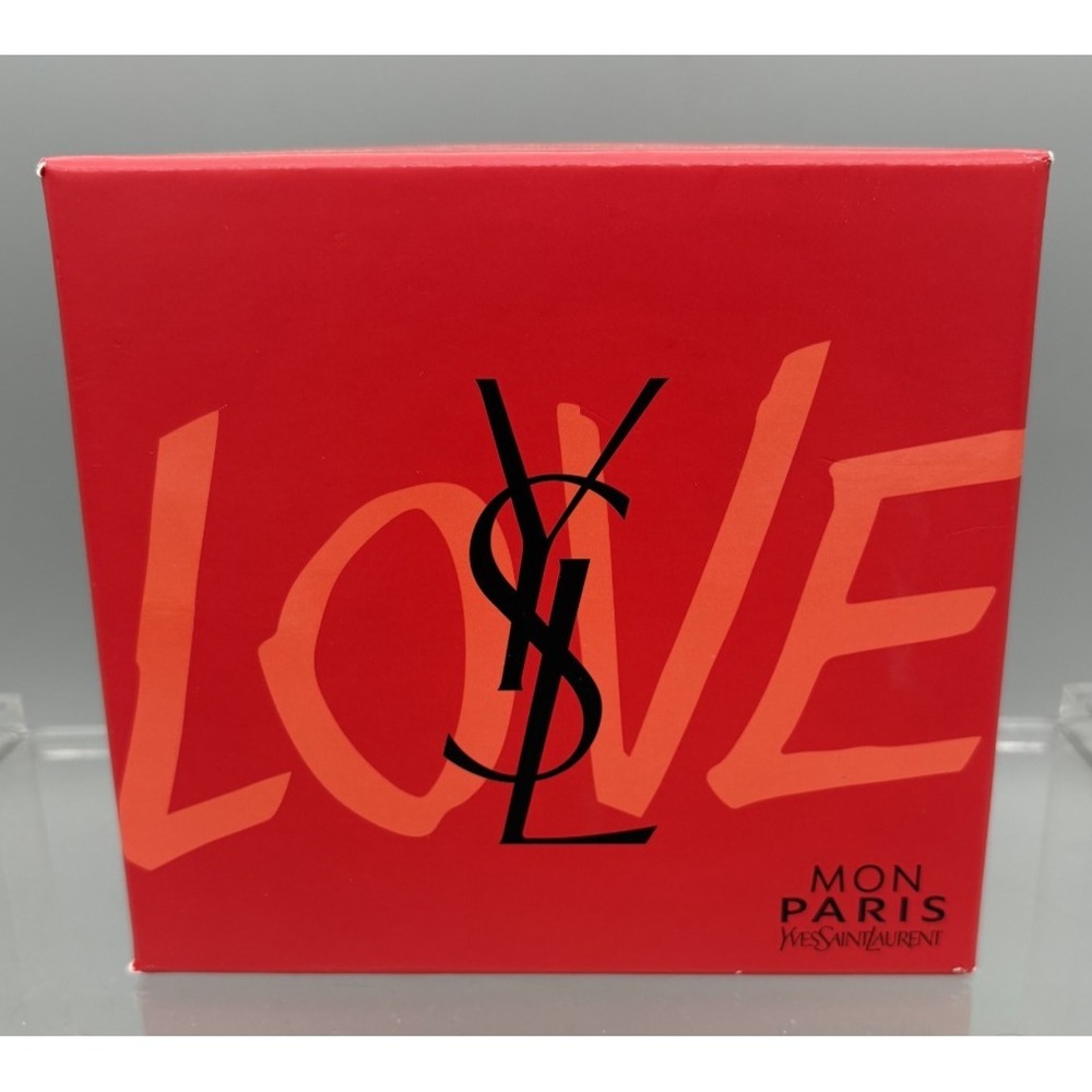 YSL EMPTY Box Love Mon Paris Yves Saint Laurent Red Gift Box